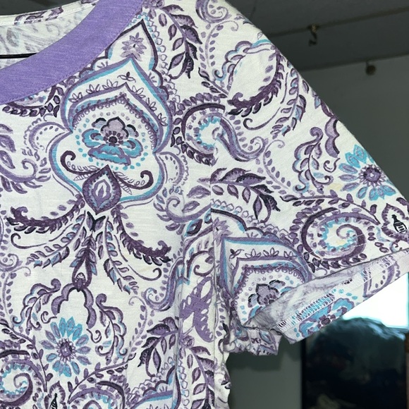 Purple Women’s Croft & Barrow XL Shirt - Picture 3 of 5